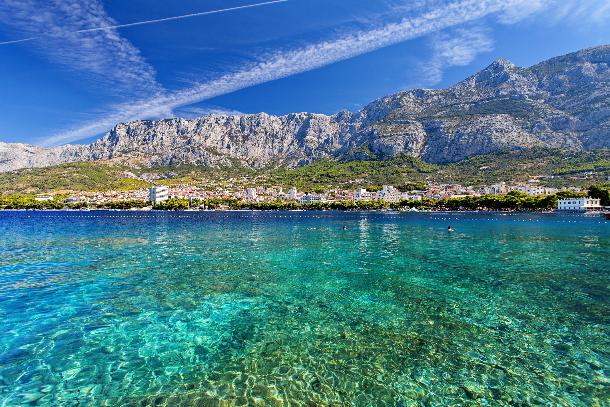 Beach of Makarska, Croatia