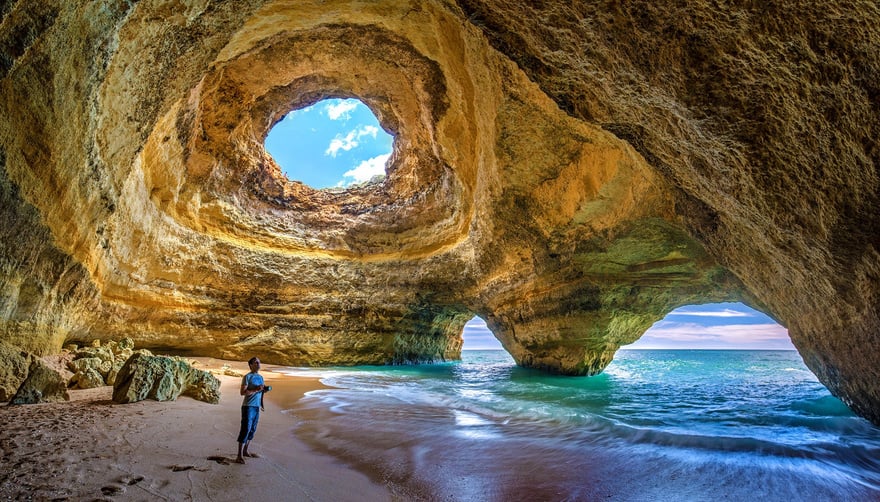 Paradise Cave In The Sea