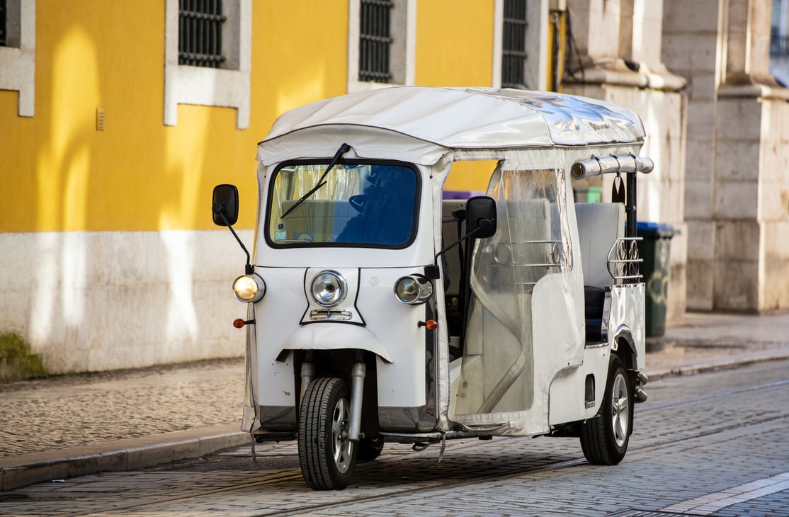 Fun tuk tuk tours in Lisbon Portugal