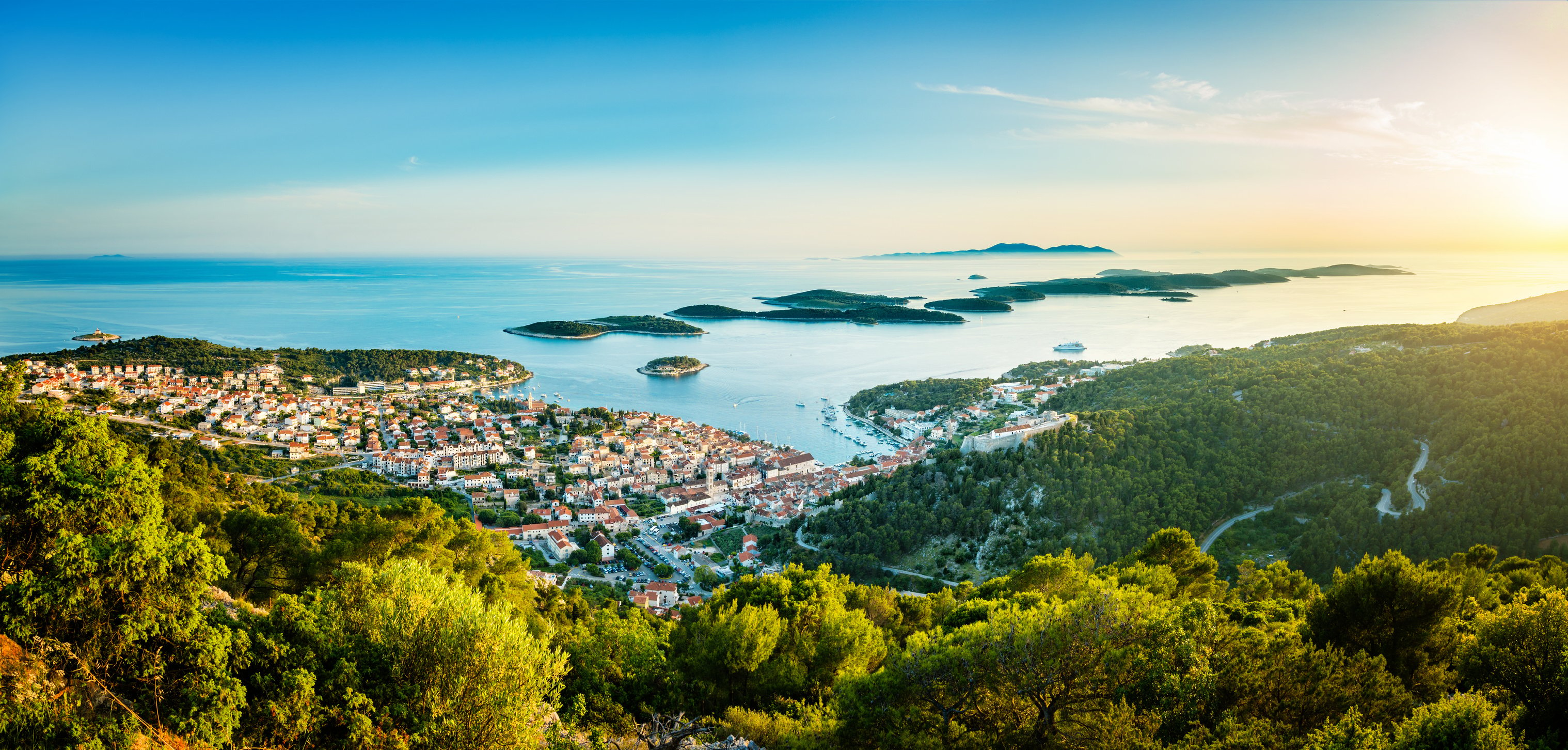 Hvar town on Hvar island, Croatia